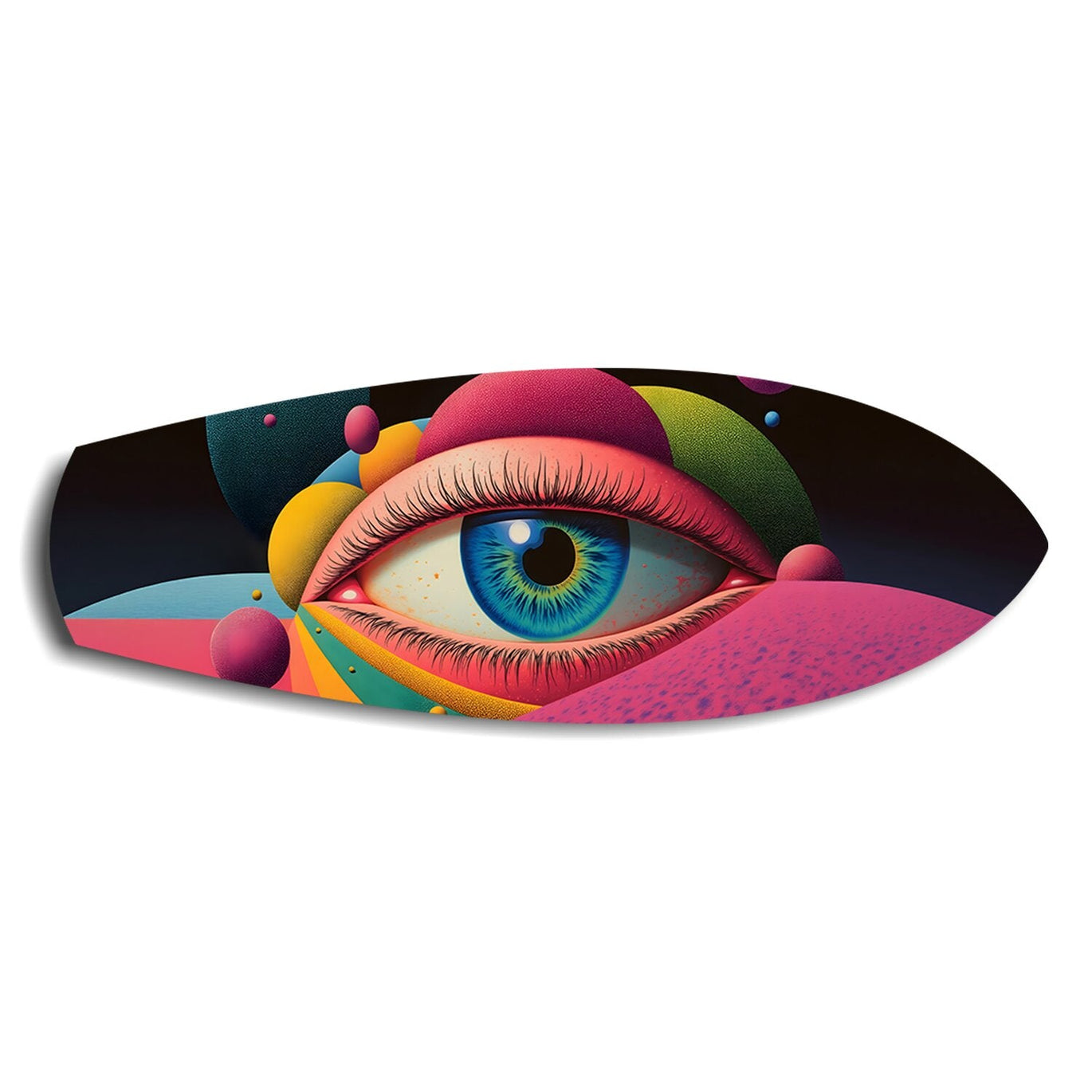 Surreal Pop Art Göz Cam Tablo